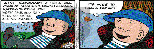 Nancy on Saturday November 5, 2011 Comic Strip
