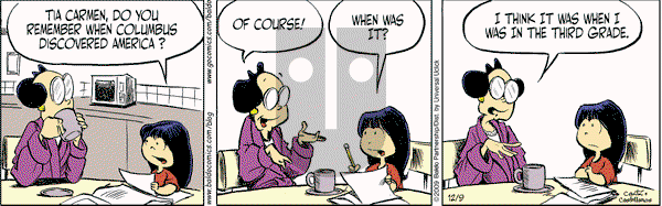 Baldo - Wednesday December 9, 2009 Comic Strip