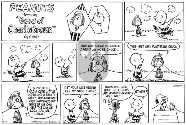 Peanuts on Sunday March 11, 1979 Comic Strip