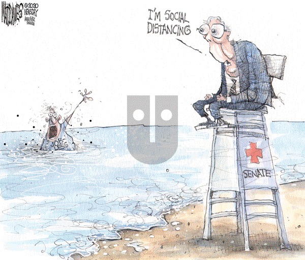 Matt Davies on Monday May 25, 2020 Comic Strip