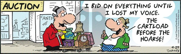 Frank and Ernest on Wednesday April 29, 2020 Comic Strip