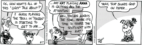 Heart of the City on Thursday August 7, 2014 Comic Strip