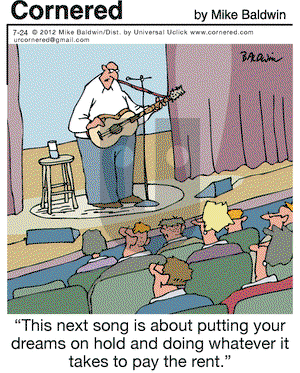 Cornered on Tuesday July 24, 2012 Comic Strip