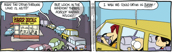 The Buckets on Saturday November 23, 2013 Comic Strip