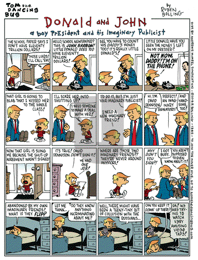 Tom the Dancing Bug on Monday April 23, 2018 Comic Strip