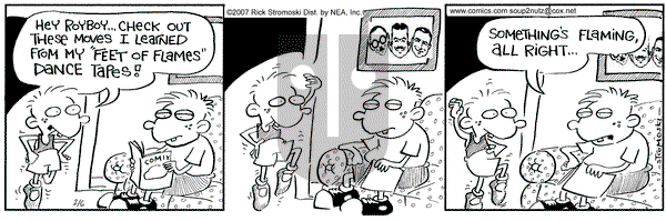 Soup to Nutz - Old on Tuesday February 6, 2007 Comic Strip