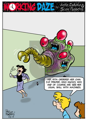 Working Daze on Friday April 11, 2025 Comic Strip