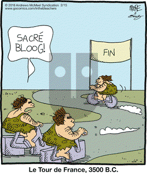 In the Bleachers on Thursday February 15, 2018 Comic Strip
