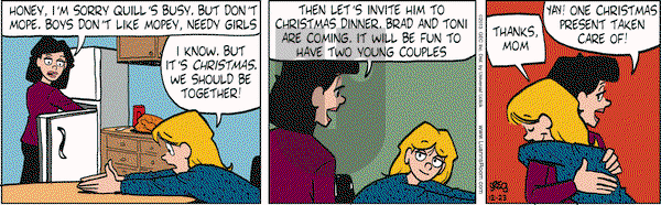 Luann on Monday December 23, 2013 Comic Strip
