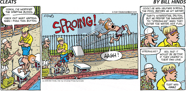 Cleats - Sunday May 29, 2005 Comic Strip