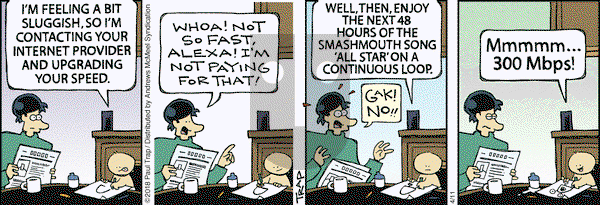 Thatababy on Wednesday April 11, 2018 Comic Strip
