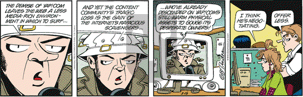 Doonesbury on Thursday March 8, 2001 Comic Strip