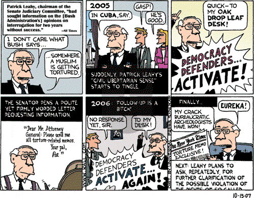 Ted Rall on Monday October 15, 2007 Comic Strip