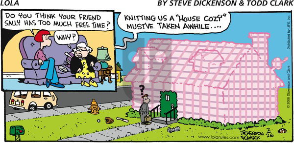 Lola on Sunday February 26, 2006 Comic Strip