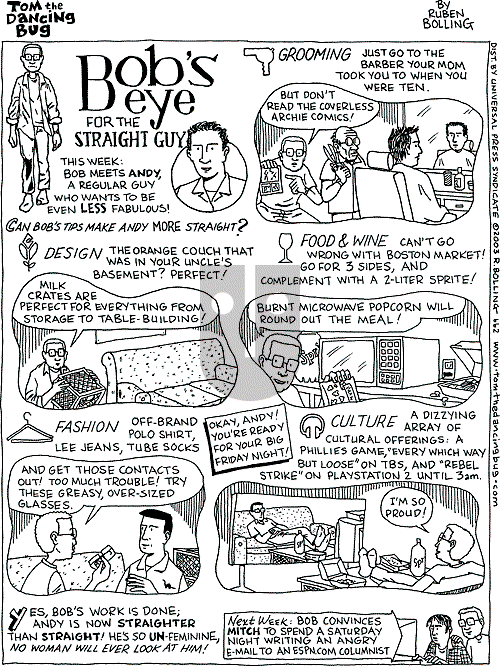 Tom the Dancing Bug on Saturday November 22, 2003 Comic Strip