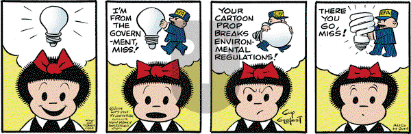 Nancy on Thursday August 14, 2014 Comic Strip
