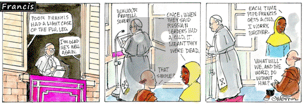 Francis - Monday February 26, 2024 Comic Strip