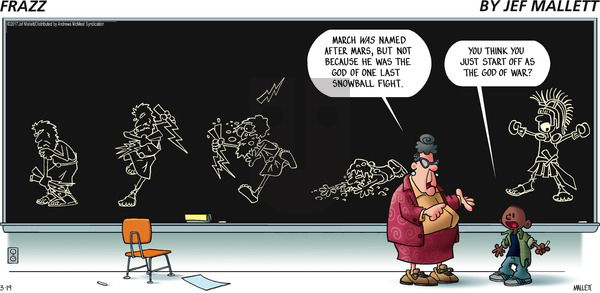 Frazz on Sunday March 19, 2017 Comic Strip