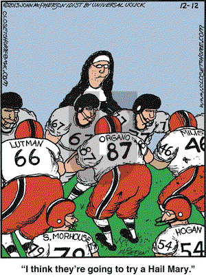 Close to Home on Thursday December 12, 2013 Comic Strip