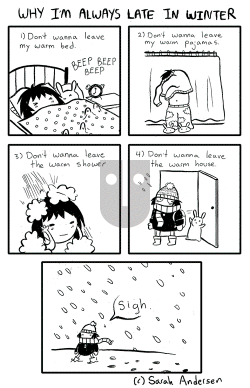 Sarah's Scribbles on Saturday January 25, 2014 Comic Strip
