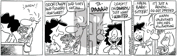 Baby Blues on Friday February 14, 1997 Comic Strip