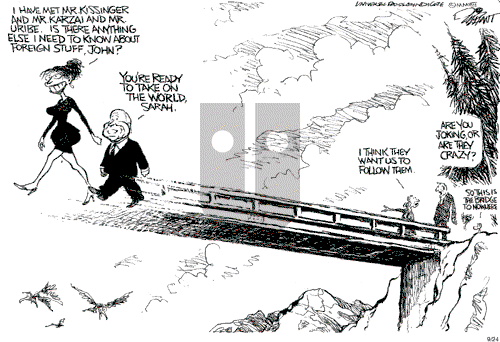 Pat Oliphant on Wednesday September 24, 2008 Comic Strip