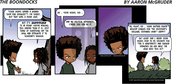 The Boondocks on Sunday December 7, 2008 Comic Strip