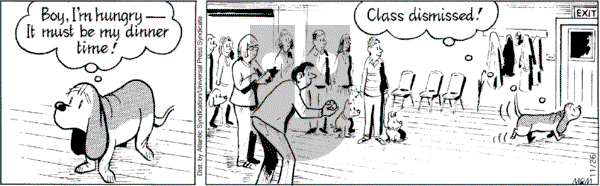 Fred Basset on Monday November 26, 2007 Comic Strip