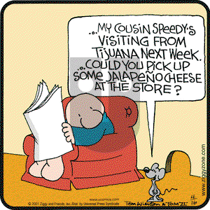 Ziggy on Monday April 16, 2001 Comic Strip
