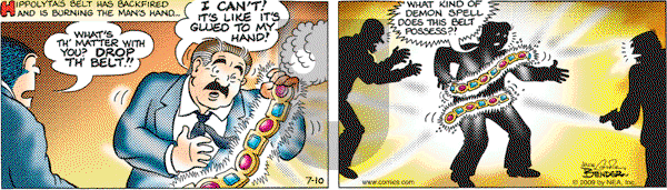 Alley Oop on Friday July 10, 2009 Comic Strip