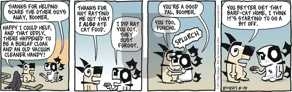 Pooch Cafe on Friday August 19, 2011 Comic Strip