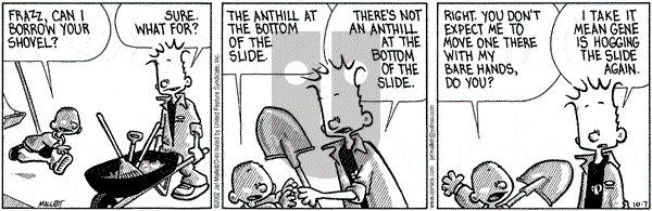 Frazz on Monday October 7, 2002 Comic Strip