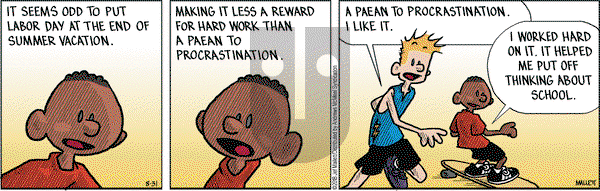 Frazz on Friday August 31, 2018 Comic Strip