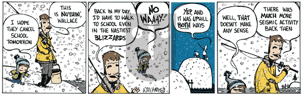 Wallace the Brave - Monday November 16, 2015 Comic Strip