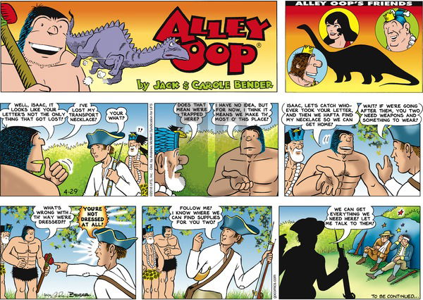 Alley Oop on Sunday April 29, 2018 Comic Strip