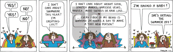Cathy Classics - Monday May 21, 2007 Comic Strip