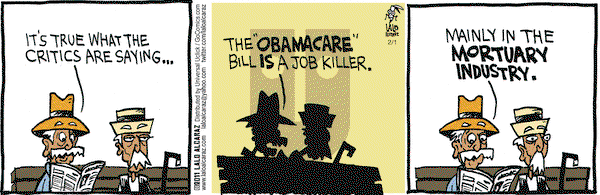 La Cucaracha on Tuesday February 1, 2011 Comic Strip