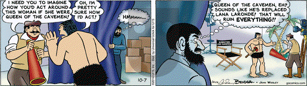 Alley Oop on Tuesday October 7, 2014 Comic Strip