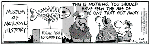 Frank and Ernest on Saturday January 23, 1999 Comic Strip
