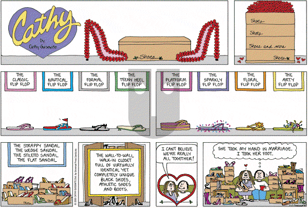 Cathy Classics - Sunday July 17, 2005 Comic Strip