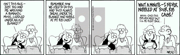 FoxTrot on Friday February 24, 1989 Comic Strip