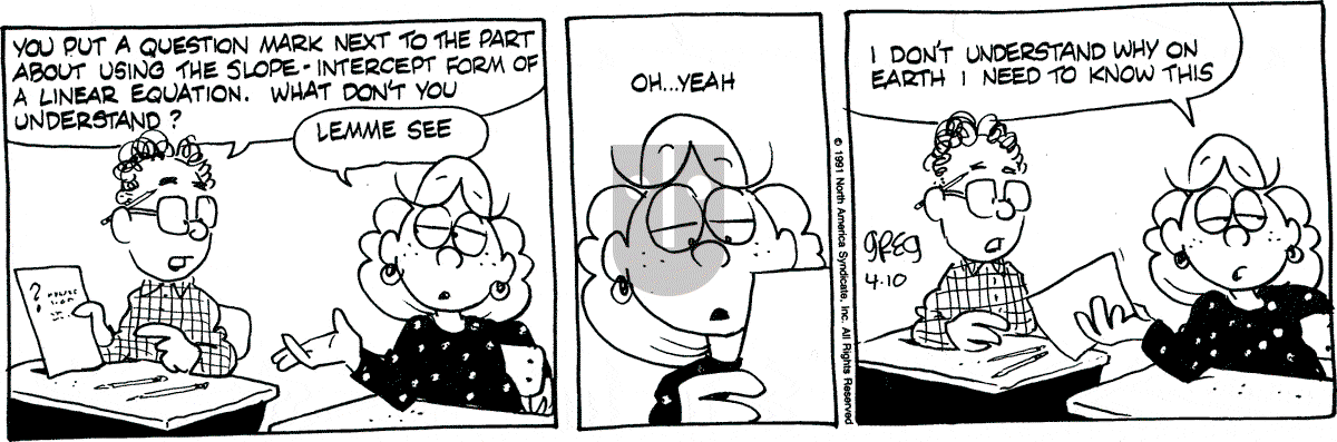 Luann - Wednesday April 10, 1991 Comic Strip