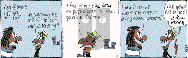 The Knight Life on Monday March 24, 2014 Comic Strip
