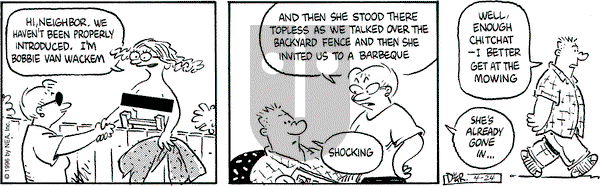 Betty on Wednesday April 24, 1996 Comic Strip