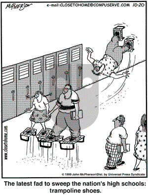 Close to Home on Wednesday October 20, 1999 Comic Strip