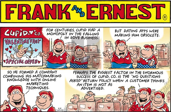 Frank and Ernest on Sunday February 9, 2020 Comic Strip