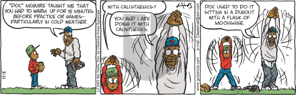 Cleats - Wednesday March 21, 2007 Comic Strip