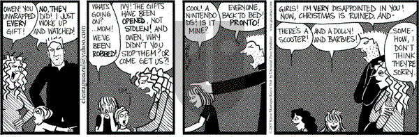 Clear Blue Water on Wednesday December 26, 2007 Comic Strip