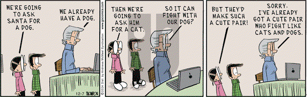 Grand Avenue - Saturday December 7, 2024 Comic Strip