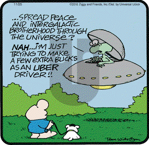 Ziggy on Friday November 25, 2016 Comic Strip